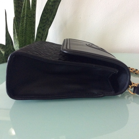 Authentic Tory Burch Black Large Fleming Convertible Shoulder Bag Crossbody - Picture 11 of 16
